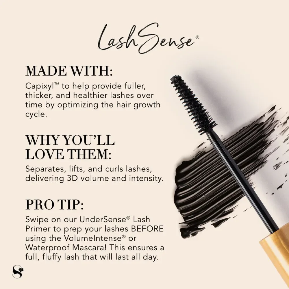 LashSense Black Brown Volume Intense Waterproof Mascara